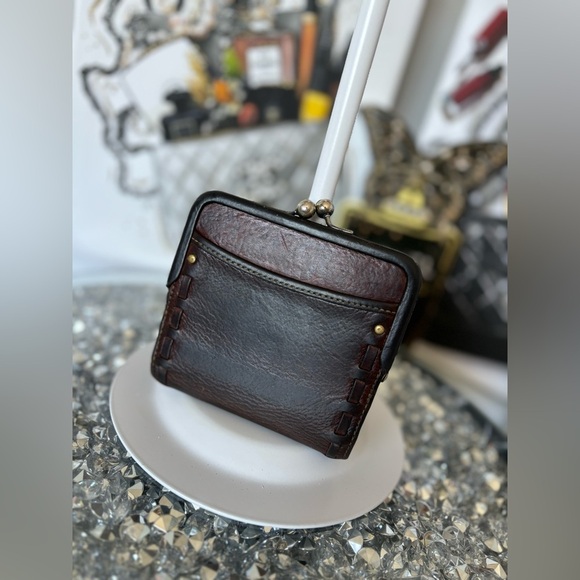 Coach vintage 65th Anniversary legacy Vachetta Woven Kisslock Wallet - Picture 6 of 10